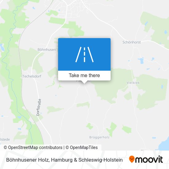 Böhnhusener Holz map