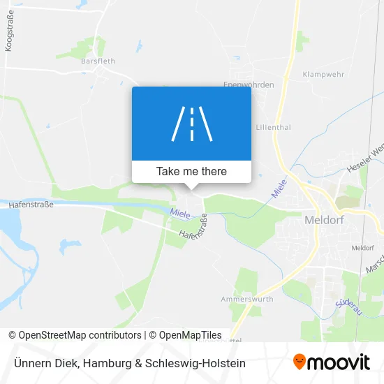 Карта Ünnern Diek