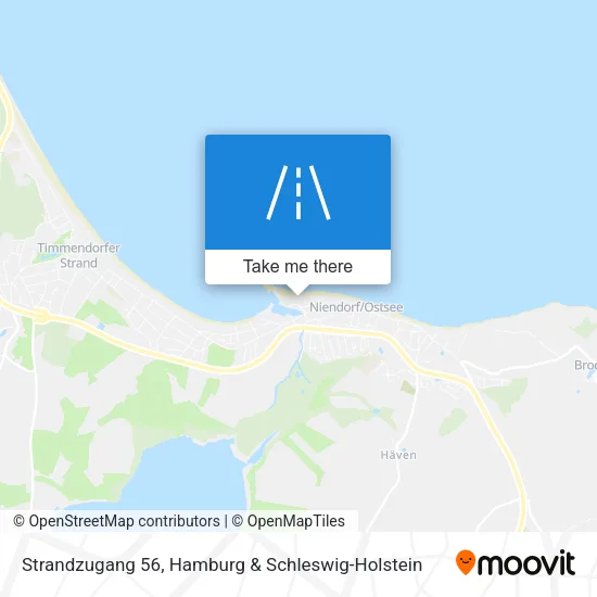 Карта Strandzugang 56