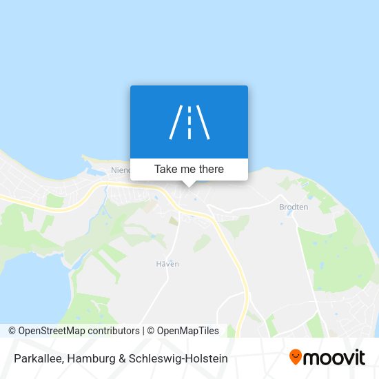 Parkallee map