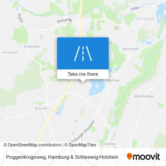 Poggenkrugsweg map