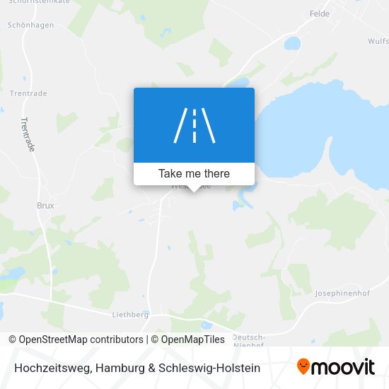 Hochzeitsweg map