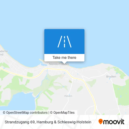 Карта Strandzugang 69