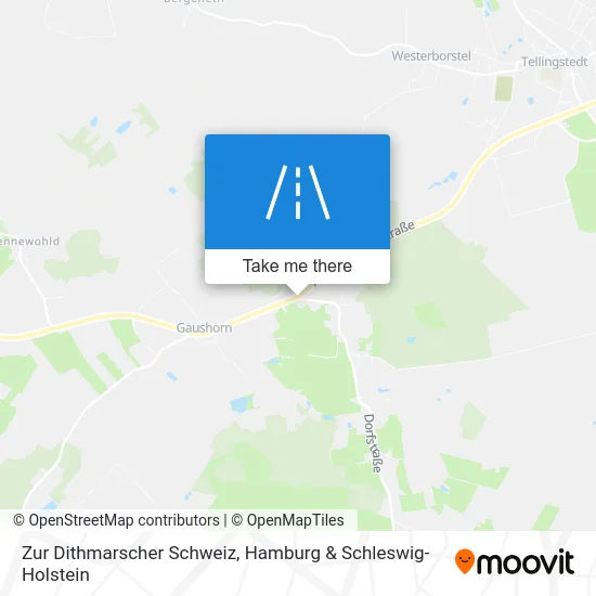 Карта Zur Dithmarscher Schweiz