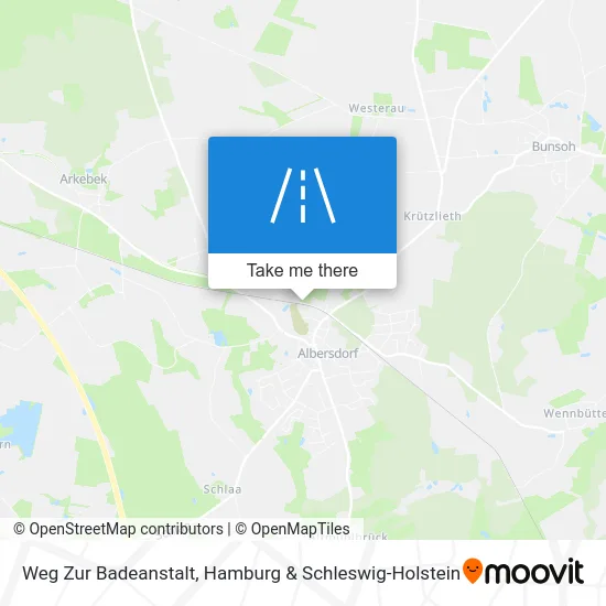 Карта Weg Zur Badeanstalt