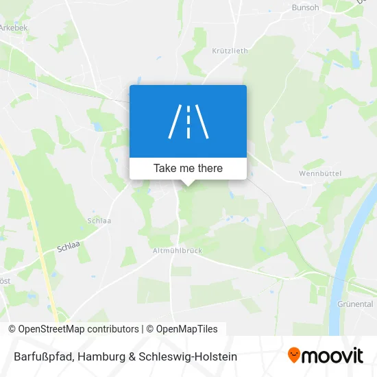 Карта Barfußpfad