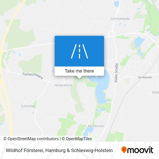 Wildhof Försterei map