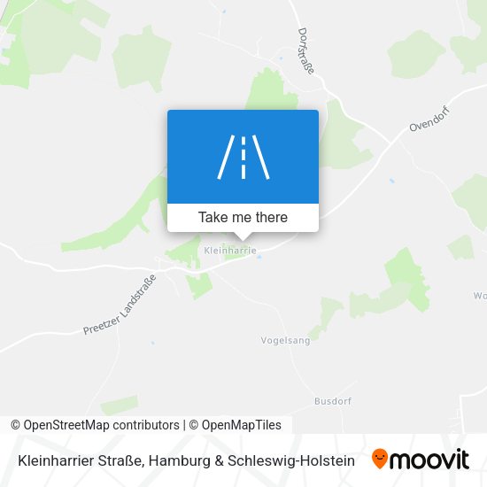 Kleinharrier Straße map