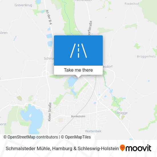 Schmalsteder Mühle map