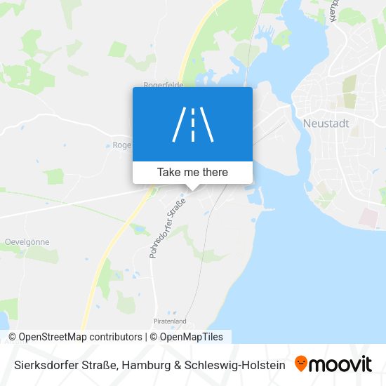Sierksdorfer Straße map