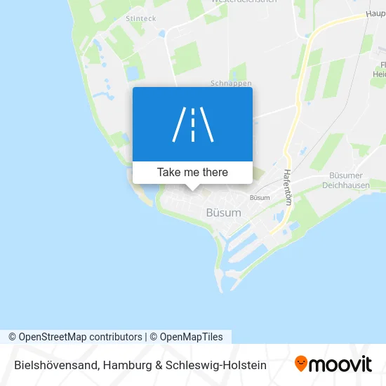 Карта Bielshövensand