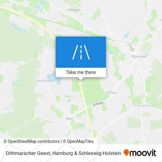 Карта Dithmarscher Geest