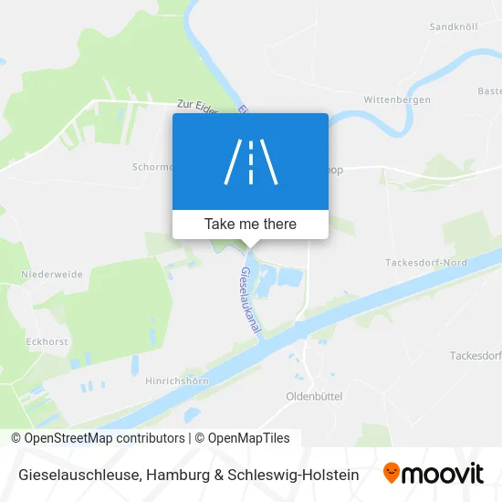 Карта Gieselauschleuse