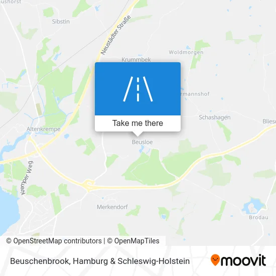 Карта Beuschenbrook