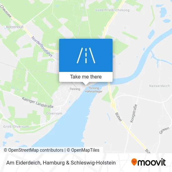 Карта Am Eiderdeich