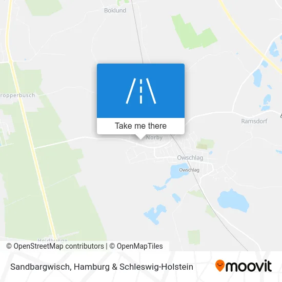 Карта Sandbargwisch