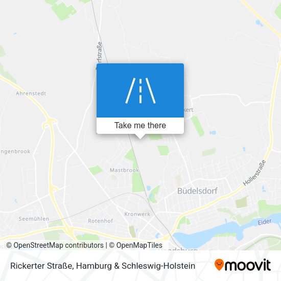 Rickerter Straße map
