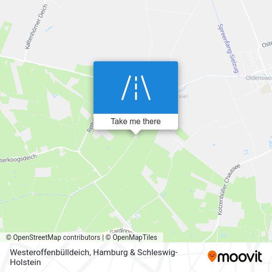 Westeroffenbülldeich map