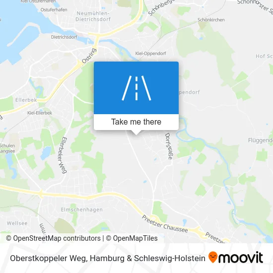 Карта Oberstkoppeler Weg