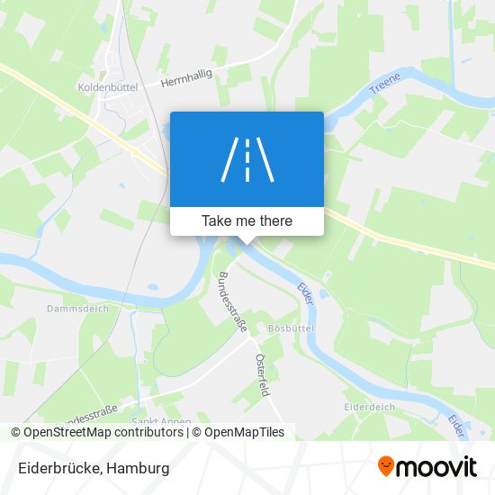 Eiderbrücke map