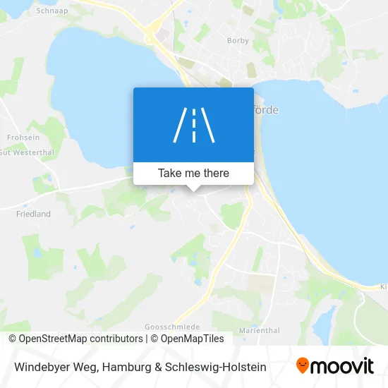 Карта Windebyer Weg