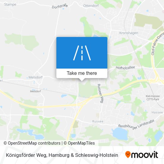 Königsförder Weg map