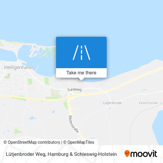 Lütjenbroder Weg map