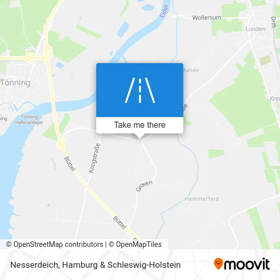 Карта Nesserdeich