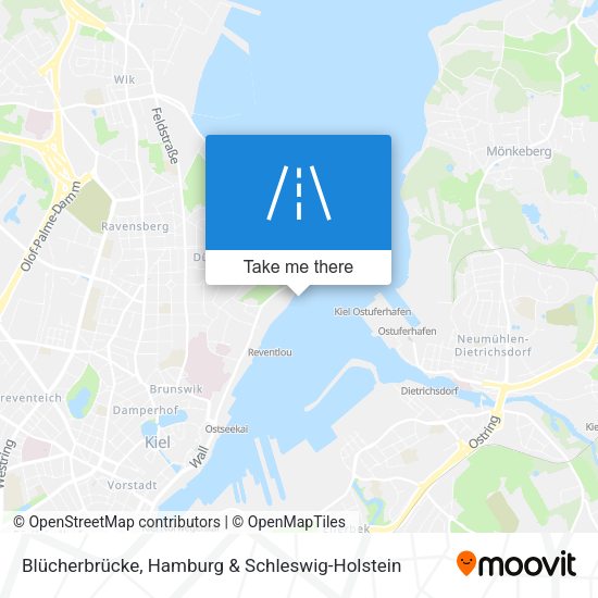 Blücherbrücke map
