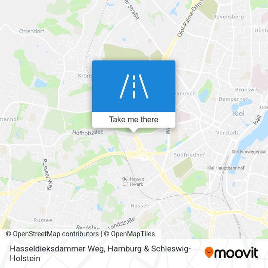 Hasseldieksdammer Weg map