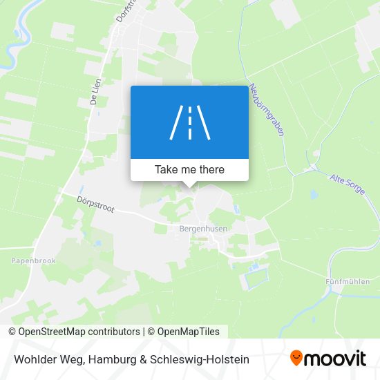 Wohlder Weg map