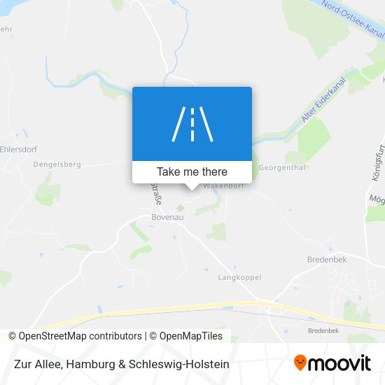 Zur Allee map