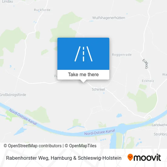 Rabenhorster Weg map