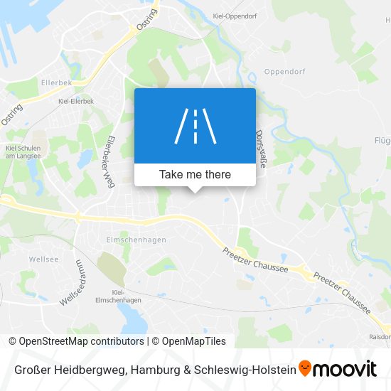 Großer Heidbergweg map