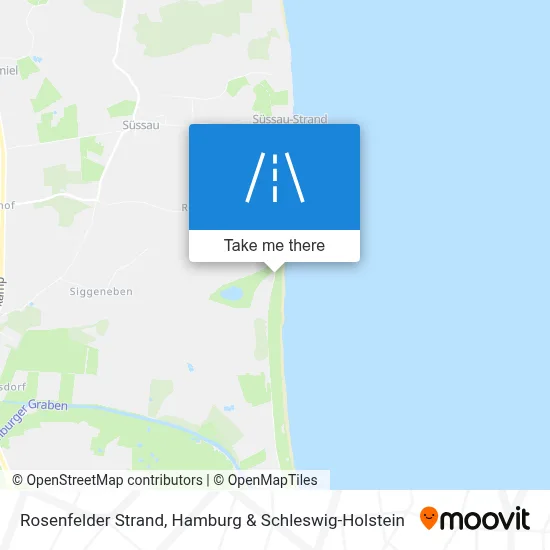 Rosenfelder Strand map