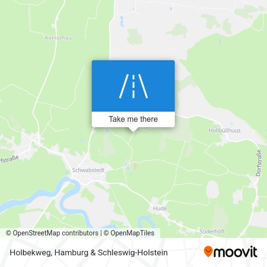 Holbekweg map