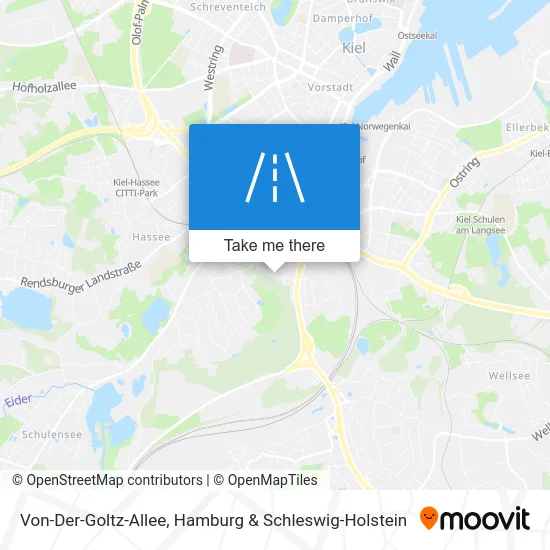 Карта Von-Der-Goltz-Allee