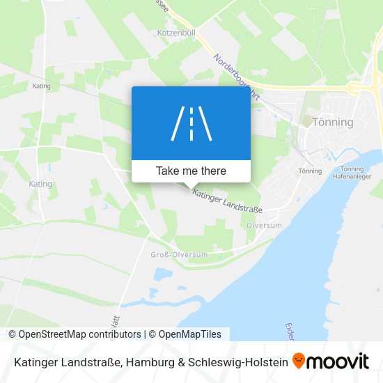 Katinger Landstraße map
