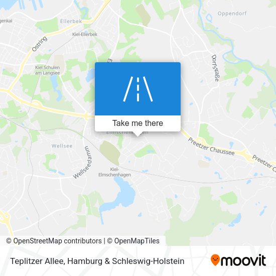 Teplitzer Allee map