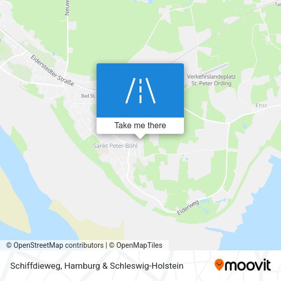 Schiffdieweg map