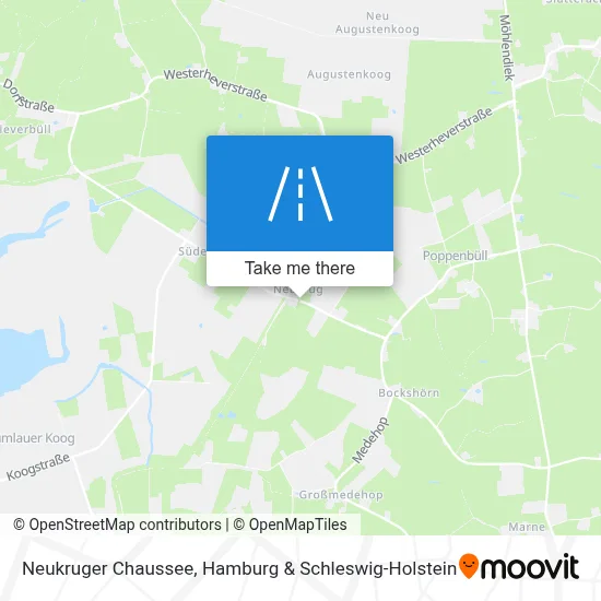 Neukruger Chaussee map