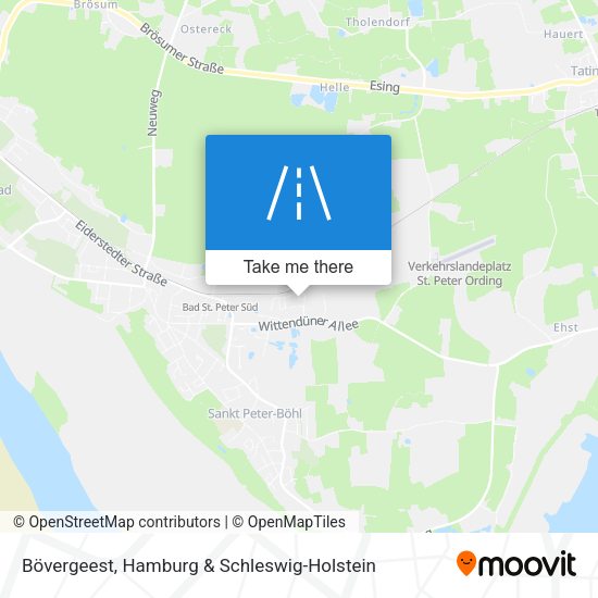 Bövergeest map