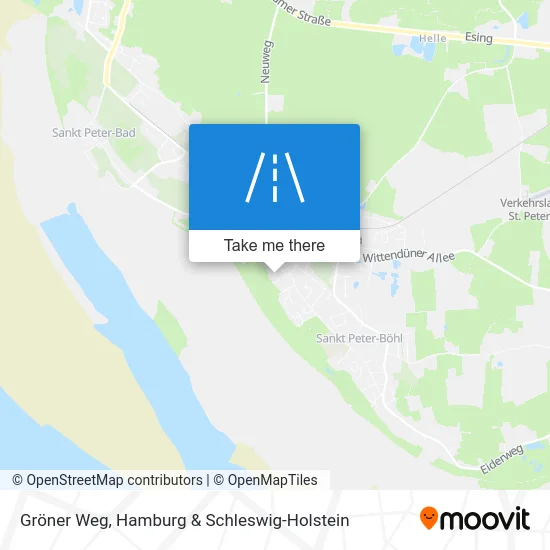 Карта Gröner Weg