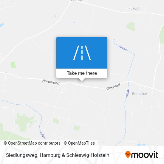 Siedlungsweg map