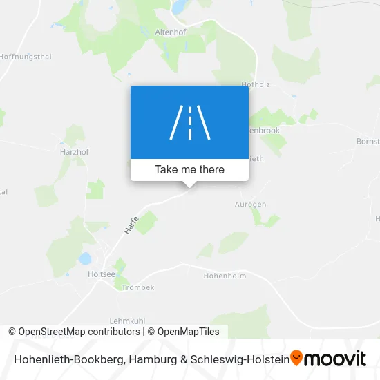 Карта Hohenlieth-Bookberg