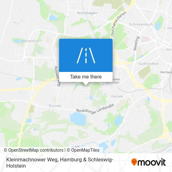 Карта Kleinmachnower Weg