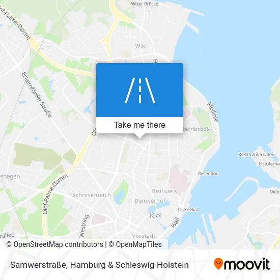 Карта Samwerstraße