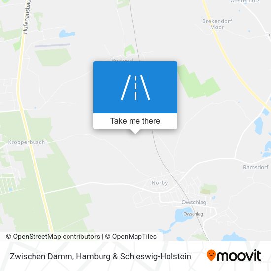 Zwischen Damm map