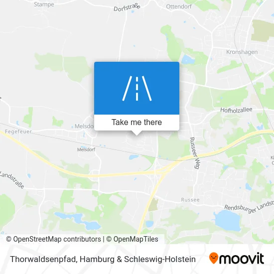 Карта Thorwaldsenpfad