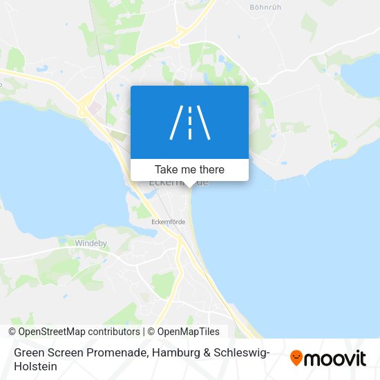 Green Screen Promenade map